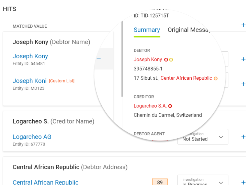 Quick Transaction Comparison
